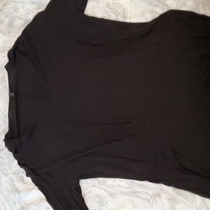 Banana republic black cotton dress